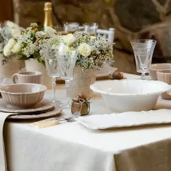 Kirklands Home Glazed Scalloped Ceramic Pasta Bowl White Online