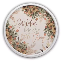 Fall>Kirklands Home Grateful for Every Little Thing Wall Plaque White