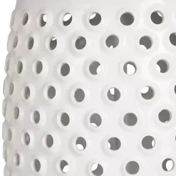 Kirklands Home Hobnail Table Lamp with Nightlight White New