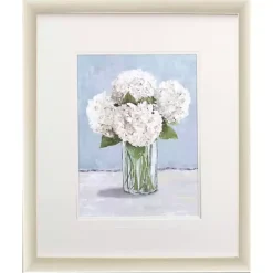 Kirklands Home White Hydrangeas I Framed Art Print Outlet