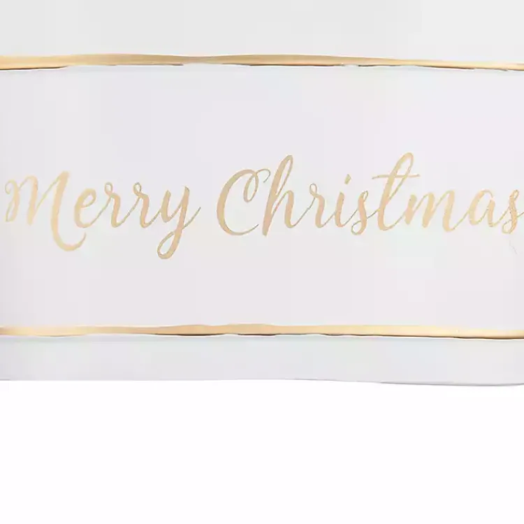 Christmas Decorations>Kirklands Home Iron Merry Christmas Baskets, Set of 2 White