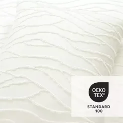 Kirklands Home Jacquard Wave 3-pc. King Comforter Set White Best