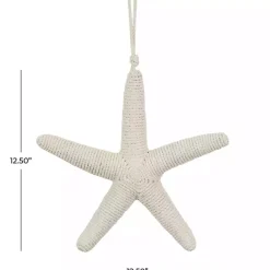 Kirklands Home Jute Starfish Wall Plaque White Discount