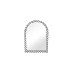 Kirklands Home White Knobby Arch Wall Mirror Best