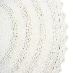 Kirklands Home Large Crochet Round Bath Mat White Online