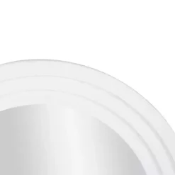 Kirklands Home White Layered Frame Oblong Wall Mirror Discount