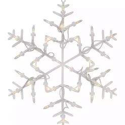 Christmas Decorations>Kirklands Home LED Snowflake Window Silhouette, 13 in. White