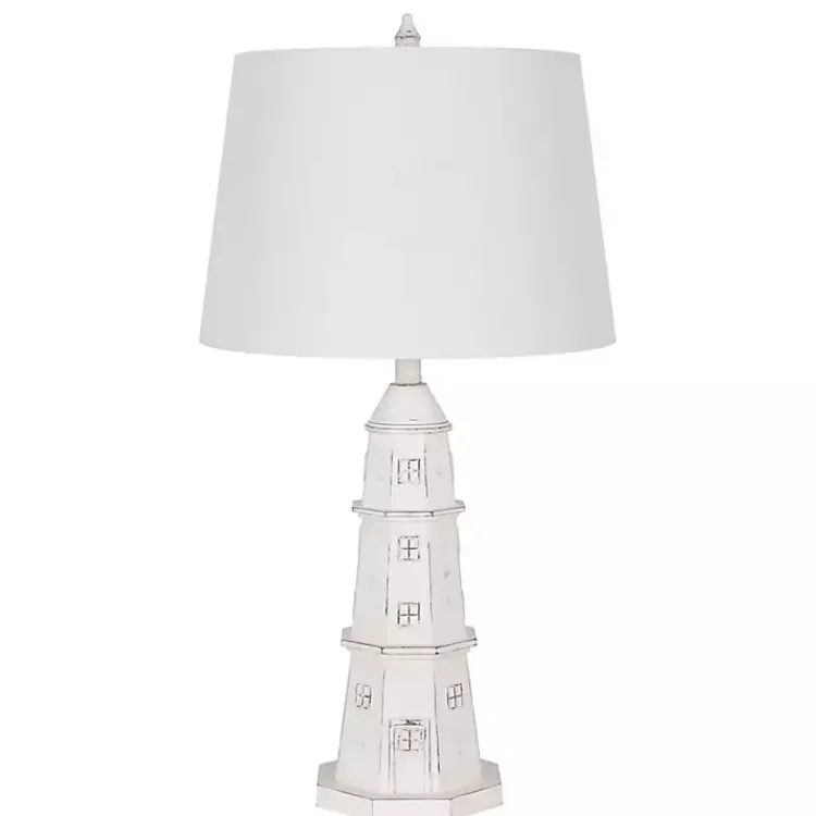 Kirklands Home Lighthouse Table Lamp White Sale