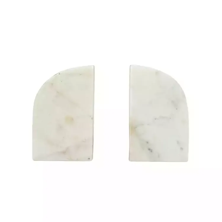 Decorative Accents>Kirklands Home Marble Arch Bookends, Set of 2 White