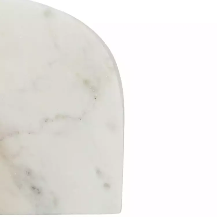 Decorative Accents>Kirklands Home Marble Arch Bookends, Set of 2 White