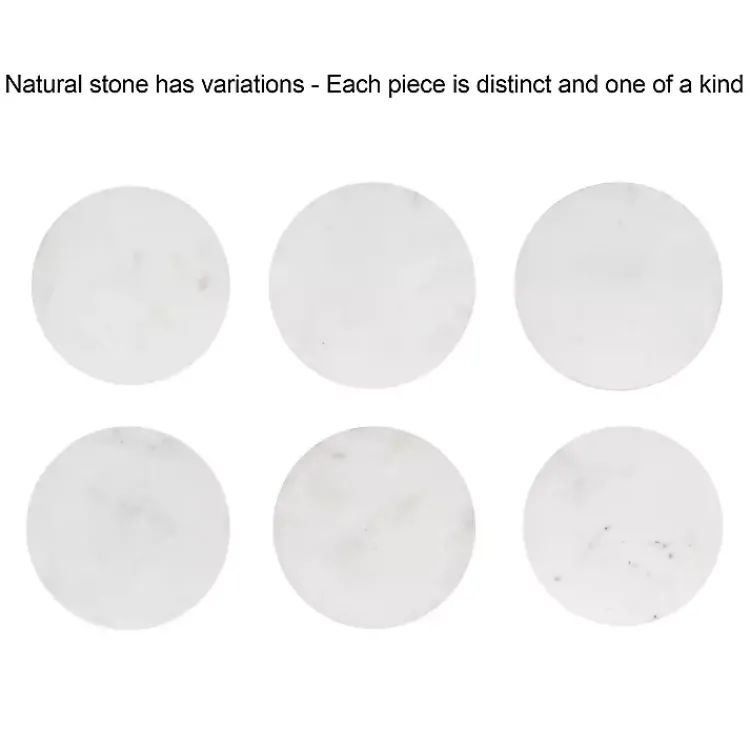Kirklands Home Marble Gold Accent Table White