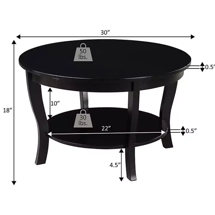 Kirklands Home Marble Round Coffee Table White Outlet