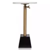 Kirklands Home White Marble Top Tapered Base Accent Table, 12 in. Hot