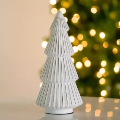 Christmas Decorations>Kirklands Home Mercury Glass Christmas Tree White
