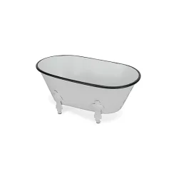 Kirklands Home Metal Bathtub Statue White Sale