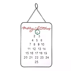 Christmas Art & Wall Decor>Kirklands Home Metal Merry Christmas Countdown Wall Plaque White