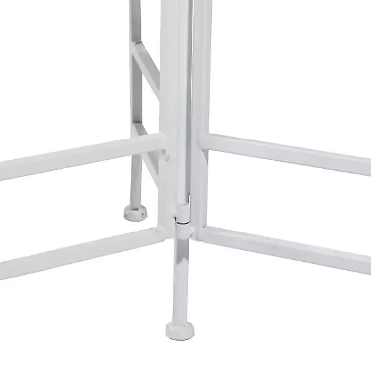 Kirklands Home Metal 3-Tier Plant Stand White Outlet