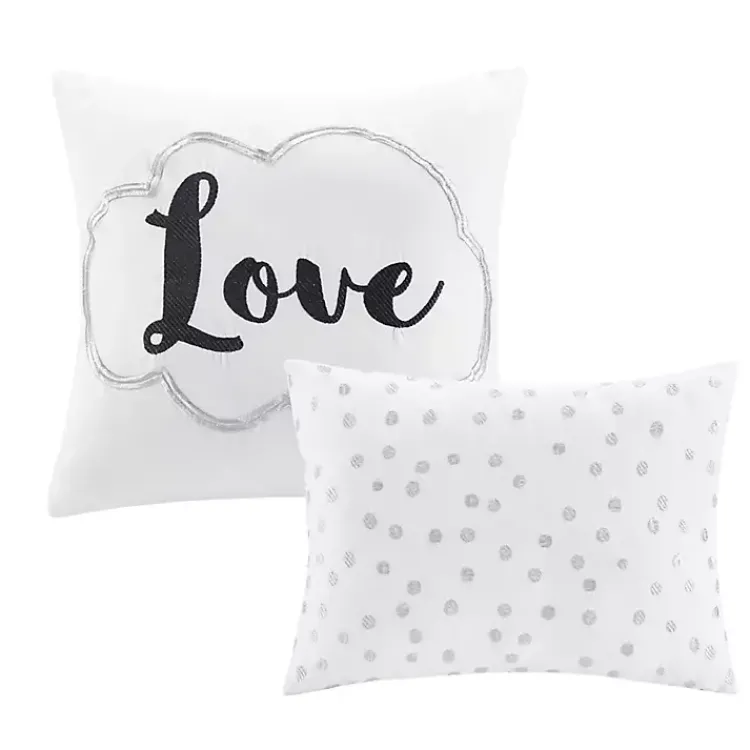 Kirklands Home White Metallic 5-pc. Full/Queen Comforter Set Best