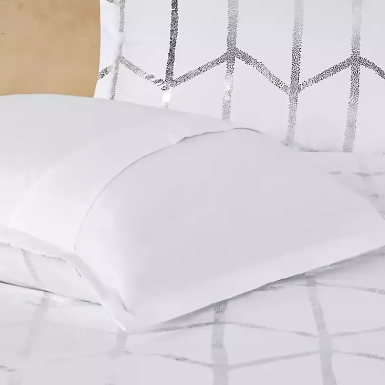 Kirklands Home White Metallic 5-pc. Full/Queen Comforter Set Best