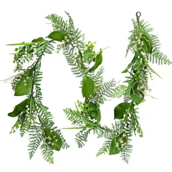 Arrangements & Greenery>Kirklands Home White Mini Flowers Garland