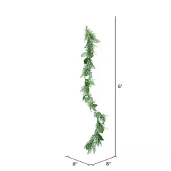 Arrangements & Greenery>Kirklands Home White Mini Flowers Garland
