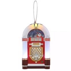 Christmas Ornaments>Kirklands Home Mini Jukebox LED Christmas Ornament White