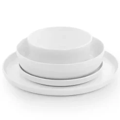 Kirklands Home Modern Ceramic 16-pc. Dinnerware Set White