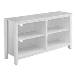 Kirklands Home Montana 4-Shelf Media Cabinet White Discount