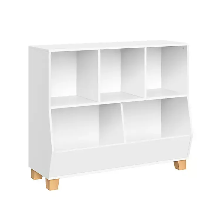 Kirklands Home Multi Cubby Organizer Bookshelf White Outlet