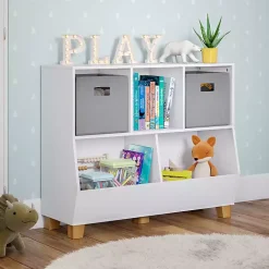 Kirklands Home Multi Cubby Organizer Bookshelf White Outlet