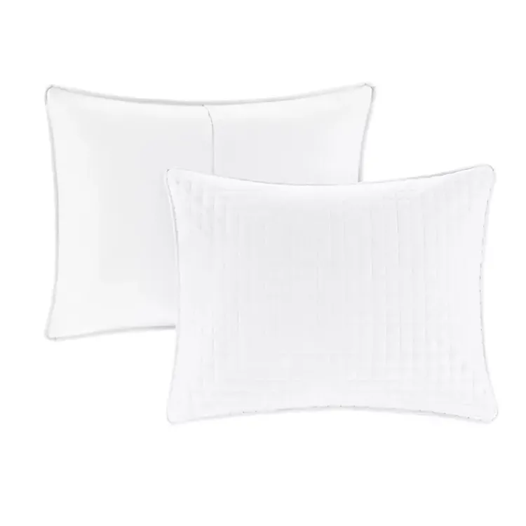 Kirklands Home Nash 3-pc. Reversible Queen Coverlet Set White Sale