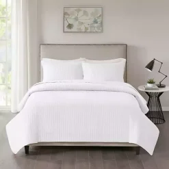 Kirklands Home Nash 3-pc. Reversible King Coverlet Set White Clearance