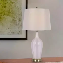 Kirklands Home Needle Neck Ceramic Table Lamps, Set of 2 White Online