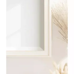 Kirklands Home White Oakhurst Rectangle Wall Mirror, 30 in.