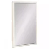 Kirklands Home White Oakhurst Rectangle Wall Mirror, 36 in.
