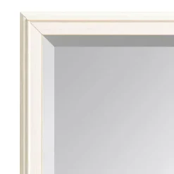 Kirklands Home White Oakhurst Rectangle Wall Mirror, 36 in.
