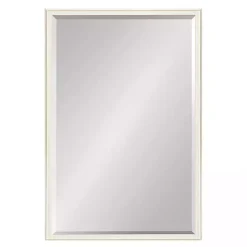 Kirklands Home White Oakhurst Rectangle Wall Mirror, 36 in.