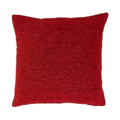 Christmas Pillows>Kirklands Home White on Red Snowflakes Chenille Pillow
