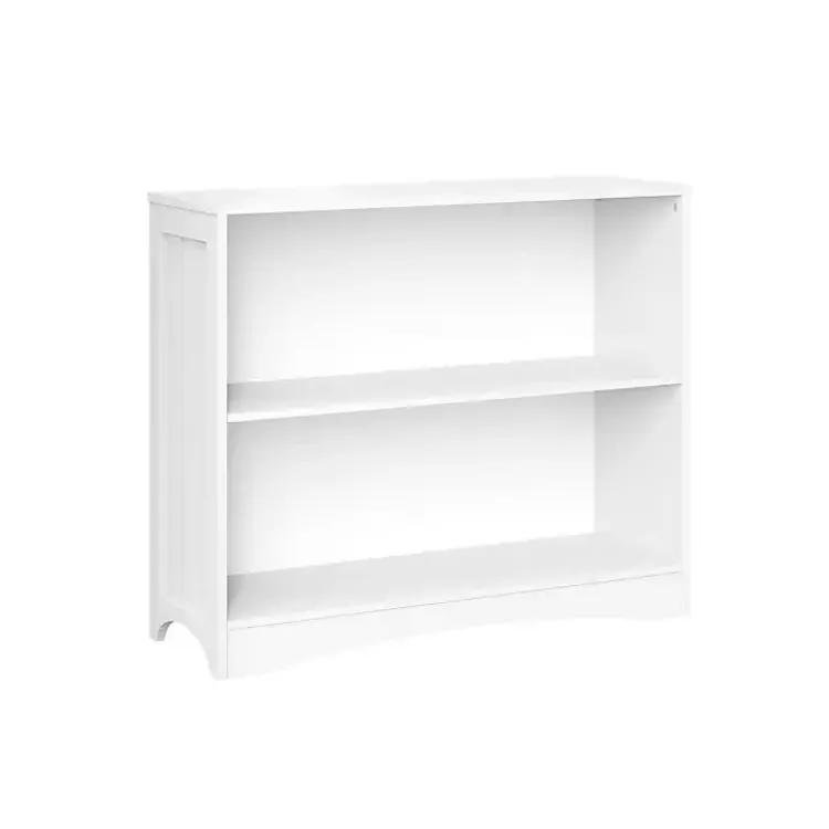 Kirklands Home 2-Open Shelf Bookcase White