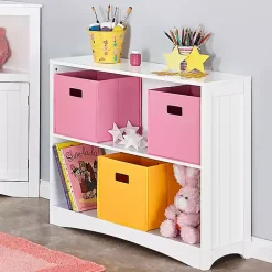 Kirklands Home 2-Open Shelf Bookcase White