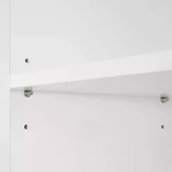 Kirklands Home Open Shelf Cabinet White Hot