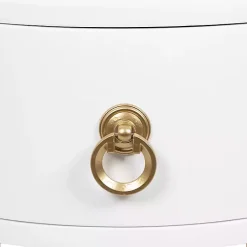 Kirklands Home Oval Decklyn Accent Table White Best