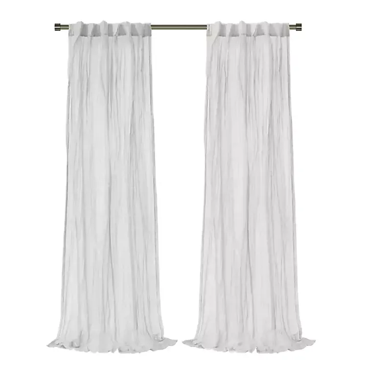 Kirklands Home Paloma Curtain Panel, 84 in. White Discount