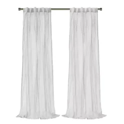 Kirklands Home Paloma Curtain Panel, 95 in. White