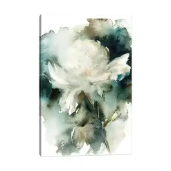 Kirklands Home Peony Abstract Canvas Art Print White