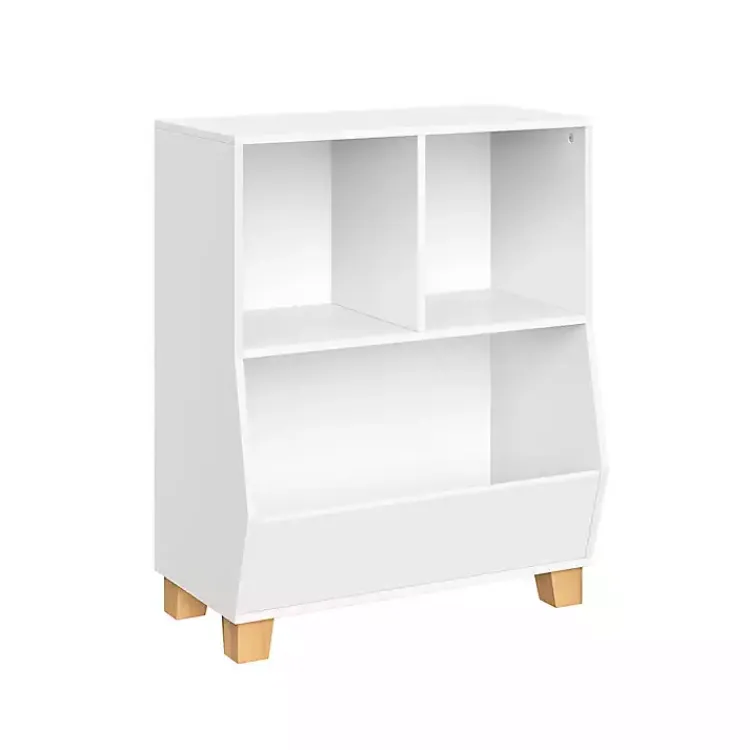 Kirklands Home White Pine Catch-All Toy Organizer with Cubbies Best