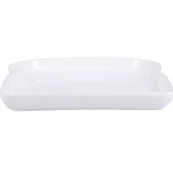 Kirklands Home Porcelain Toast Plates, Set of 4 White Hot
