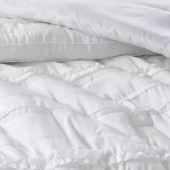 Kirklands Home White Quilted King 5-pc. Comforter Set