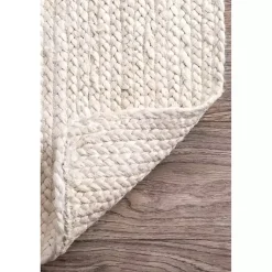Kirklands Home Reno Woven Area Rug, 3x5 White Hot