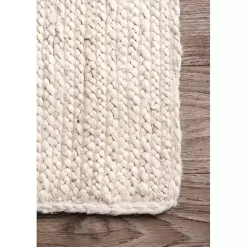 Kirklands Home Reno Woven Area Rug, 3x5 White Hot